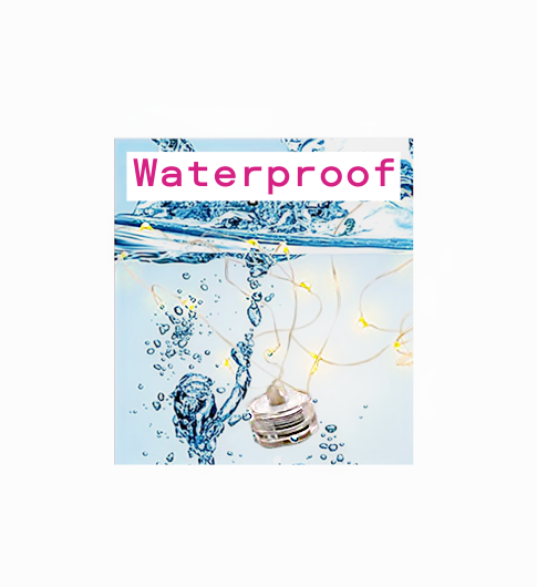 30 Led Fairy Lights on Each String- 3 Strings- Submersible String & Battery- Exclusive Garlands for Vases- Choice of Cool White or Warm White Glow