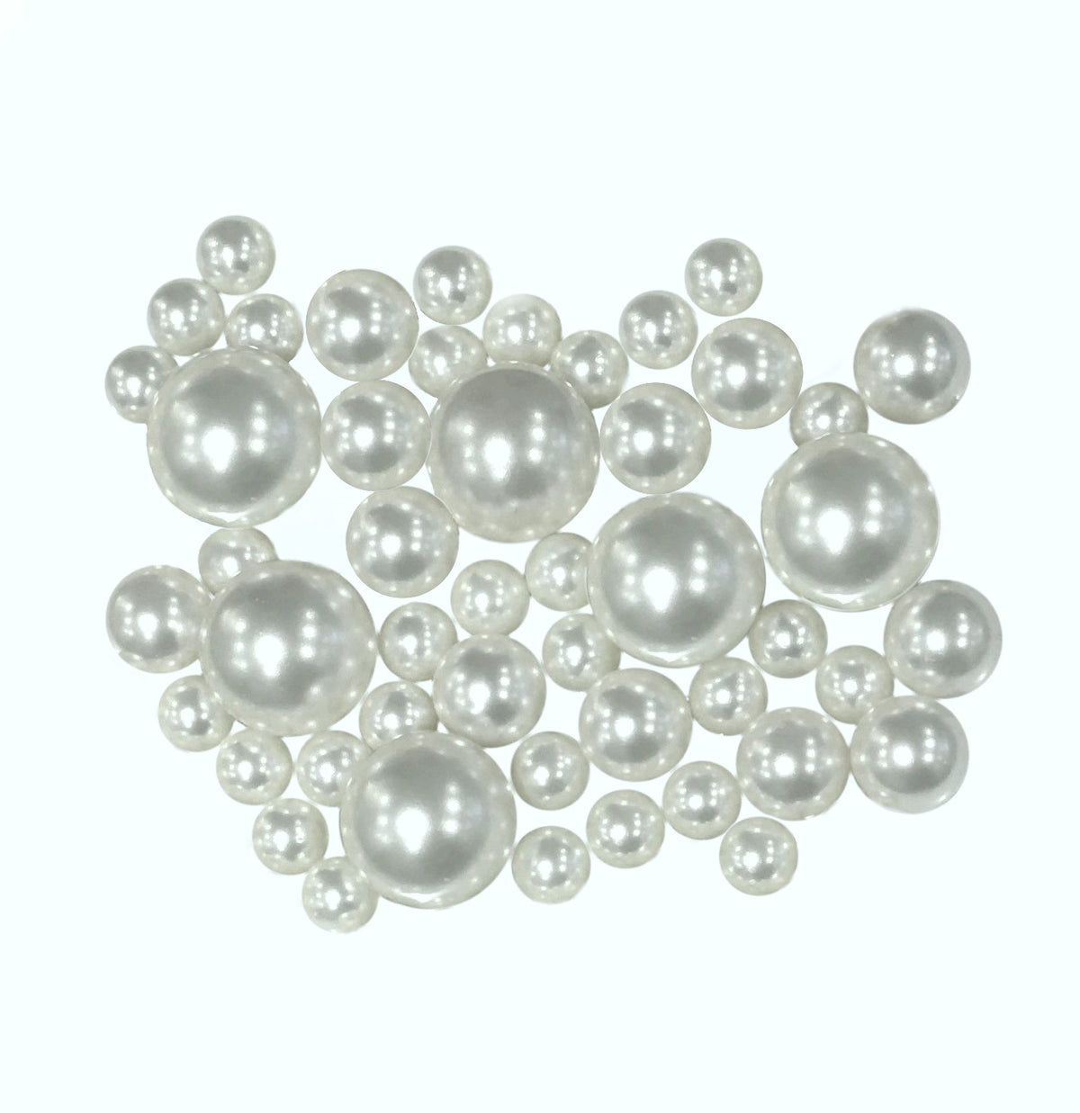 75 Floating White Pearls-Fills 1 Gallon of Floating Pearls & Transparent Gels for Floating Effect-With Exclusive Measured Gels Prep Bag-Option: 3 Submersible Fairy Lights Strings