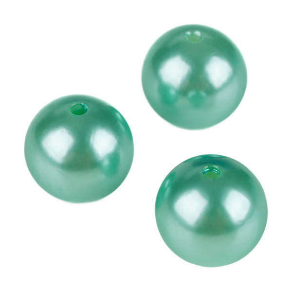 Mint Green Pearls - 1.10 Pound Bag - Will float in the Transparent Gels (not included)