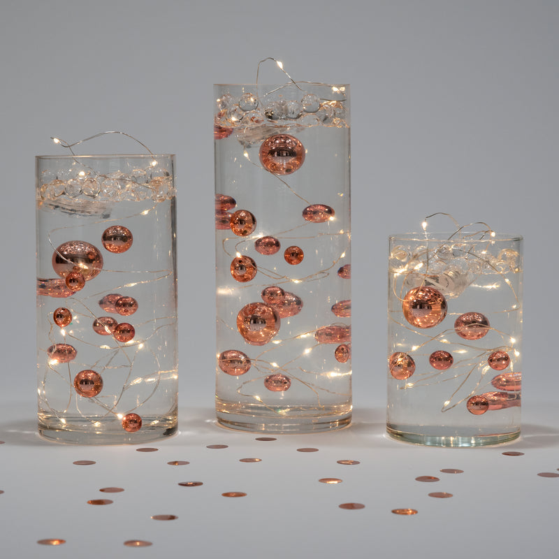 Transparent Water Gels Premeasured Kits-Each 1 Pkt Fills 1 GL of Gels for Floating Your Vase Decorations-No Guessing! Best Results-Not Including Pearls