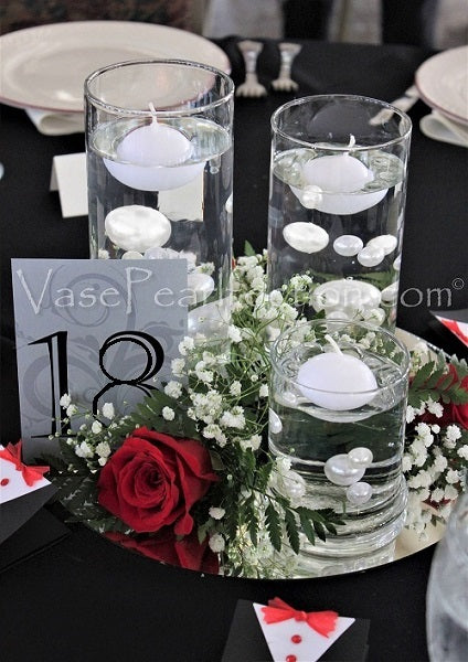 Transparent Water Gels Event Pack-Fills 5 Gallons of the Floating Gels for Your Vase Decorations- With Pre-Measured Prep/Storage Bags- No Guessing- Best Results- Not Including Pearls